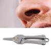 GOWENIC Mini Keychain Nose Hair Scissors | Ti Alloy Pendant for Facial Grooming Mustache Eyebrow Sideburns Eyelashes Trim view 4