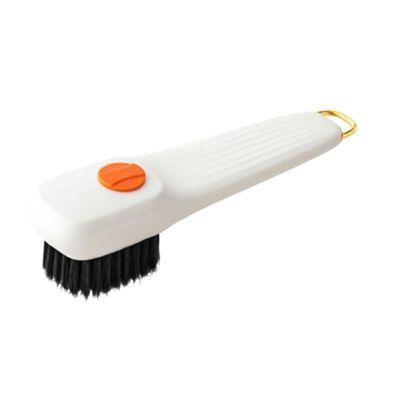MQPALZKD Press Type Automatic Liquid Filling Shoe Brush with Soft Hair Cleaning