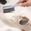 MQPALZKD Silicone Soft Bristled Shoe Brush Does Not Damage Shoes Not Shed Hair Stain Removal view 2