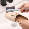 MQPALZKD Silicone Soft Bristled Shoe Brush Does Not Damage Shoes Not Shed Hair Stain Removal view 3