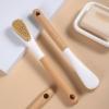 MQPALZKD Hickory Shoe Brush Bristles Cleaning for Shoes Does Not Damage The view 3