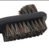 MQPALZKD Three Sided Rubber Bands Used to Apply Shoe Polish Black Wood Pigskin Bristle Brush view 4