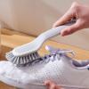 MQPALZKD Long Handled Shoe Brush with Soft Bristles Non Scratching for Shoes Multi Functional Cleaning view 2