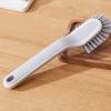 MQPALZKD Long Handled Shoe Brush with Soft Bristles Non Scratching for Shoes Multi Functional Cleaning view 4