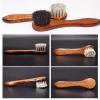 MQPALZKD Vintage Upper Oil Brush Handle Clean Bristle Polish Shoe view 3