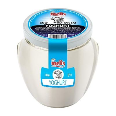 Melis Cows Milk Yoghurt 5% Fat 530g