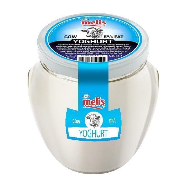 Melis Cows Milk Yoghurt 5% Fat 530g