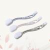 jojofuny 3pcs Anti-slip Handle Multifunctional Shoe Laundry Brushes with Curved Design for Washing Shoes and Home Cleaning, Plastic Material, Double Headed Brushes view 3