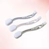 BCOATH 3pcs Anti-slip Laundry Shoe Cleaning Brushes with Curved Handle Plastic Multifunctional Double Head Design for Washing Shoes and Home Use view 4