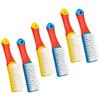 FreshCart Basics 6pcs Household Laundry Shoe Cleaner Brush Set with Sturdy Plastic Handles and Easy to Grip Design for Clothes and Shoes Cleaning in Kitchen and Toilet view 1
