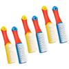 KICHOUSE Shoe Cleaning Brush Set Sturdy Plastic Material 6pcs with Flexible Bristles for Effective Cleaning of Shoes and Clothes for Household Use in Kitchen and Toilet view 1