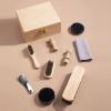 MQPALZKD Wool Shoe Brush Set Beech Shine Shoes Maintenance and Care Polish view 3