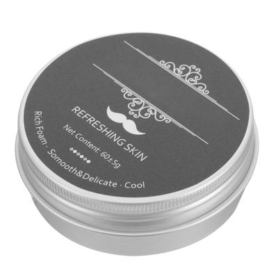 Healeved Peppermint Shaving Soap for Men Beard Essential Oil, Portable Male Shaving Soap Featuring Delicate Workmanship and Excellent Cleaning Effect, for Travel Use