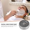 Healeved Peppermint Shaving Soap for Men Beard Essential Oil, Portable Male Shaving Soap Featuring Delicate Workmanship and Excellent Cleaning Effect, for Travel Use view 3