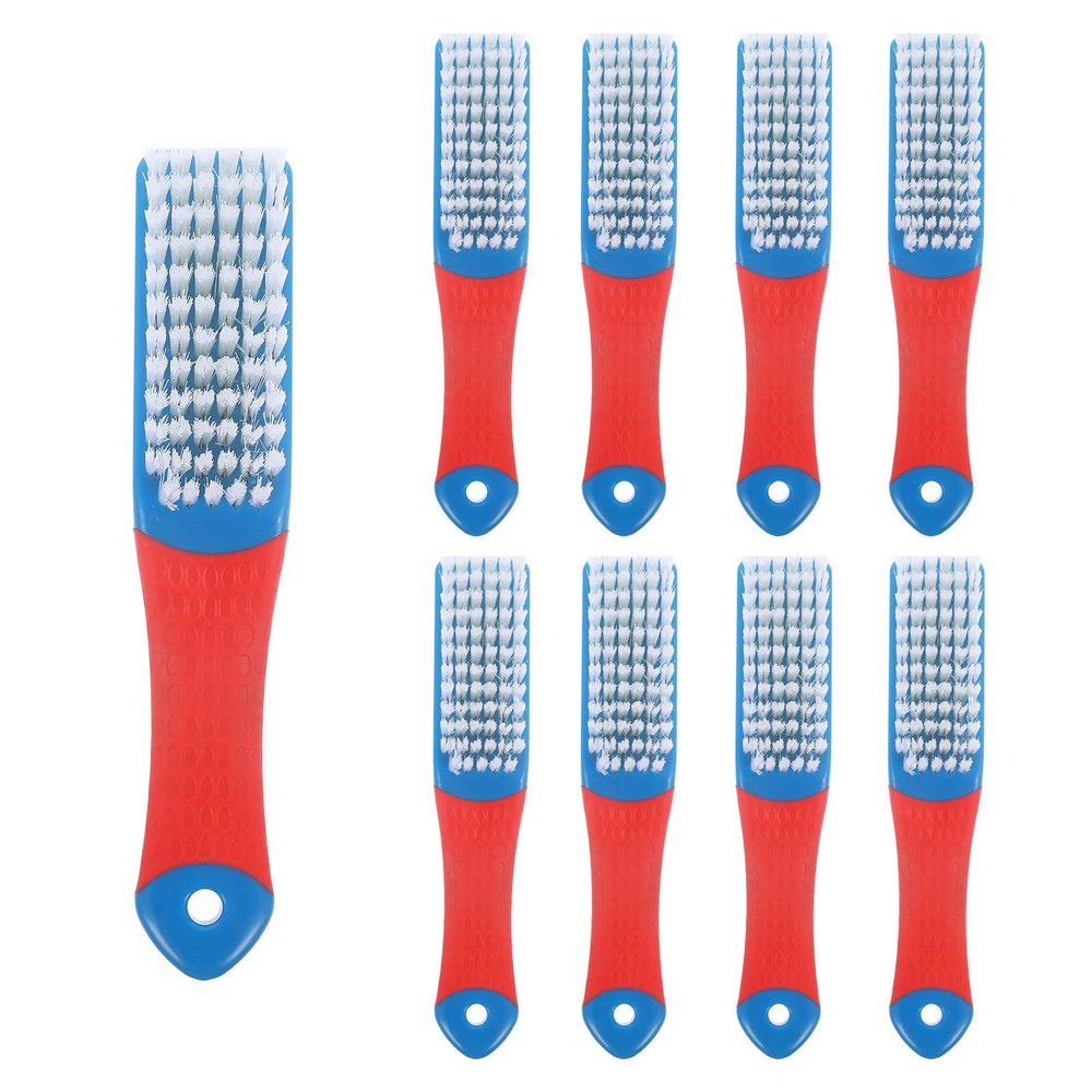 Holibanna 10pcs Shoe Cleaning Brushes Household Use with Soft Nylon Bristles and Ergonomic Abs Handles for Thorough Dirt Removal and Efficient Laundry Brush Cleaning