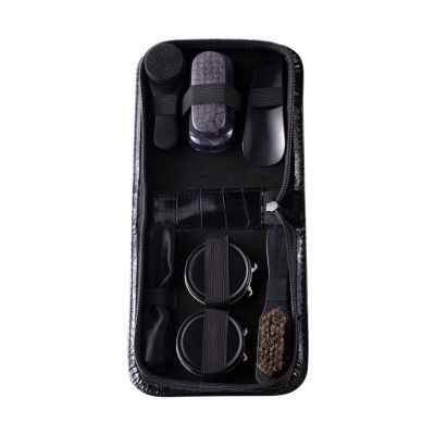 MQPALZKD Hotel Leather Shoes Oil Shoe Brush Set Soft Hair Horse Bristle Polishing Tool Black