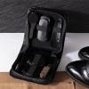 MQPALZKD Hotel Leather Shoes Oil Shoe Brush Set Soft Hair Horse Bristle Polishing Tool Black view 3