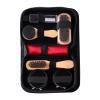 MQPALZKD Tools Shoe Polish Brush Set With Bag Convenient Felt Storage view 1
