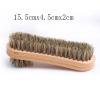MQPALZKD Mane Shoes Brush Wooden Handle Shine Polish Bristle Hair Buffing Home view 2