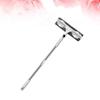 POPETPOP Window Cleaning Brush Stainless Steel Telescopic Rod Multifunction, Double-sided Long Handle with Glass Cleaning Tool for Sturdy Stainless Steel and Pp Indoor and Outdoor Use view 3