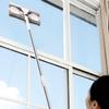 POPETPOP Window Cleaning Brush Stainless Steel Telescopic Rod Multifunction, Double-sided Long Handle with Glass Cleaning Tool for Sturdy Stainless Steel and Pp Indoor and Outdoor Use view 4