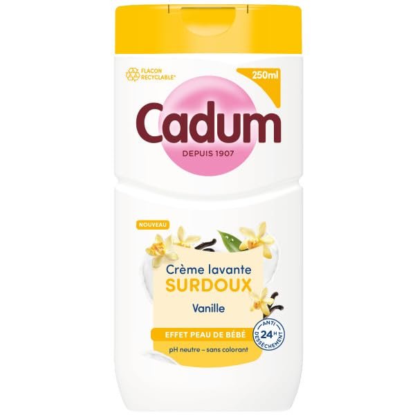 Cadum Shower Cream Cleansing Superdoux Vanilla 250 ml