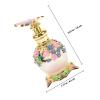 HOODANCOS 15ml Purple Butterfly Glass Perfume Bottle Empty Mini Aroma Bottle Refillable Essential Oil Container for Home Decor and Travel view 2