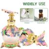HOODANCOS 15ml Purple Butterfly Glass Perfume Bottle Empty Mini Aroma Bottle Refillable Essential Oil Container for Home Decor and Travel view 3