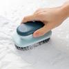 MQPALZKD Soft Hair Shoe Brush Rounded Handle Multifunction Encryption Small Home Clothes Cleaning view 3