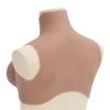 Teenpull Silicone Breasts Tanned Cup E with Cotton Filling Realistic Prosthesis for Theatre, Carnival, Halloween and Cosplay, Skin-Friendly Elastic view 4
