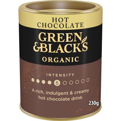 Green & Black's Organic Hot Chocolate Cocoa Powder 230 g (Pack of 1)