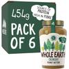 Whole Earth Original Crunchy Peanut Butter 6 x 454g Jars view 1