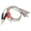 EasyByMall Four-Terminal LCR Test Lead with Banana and Alligator Clip, High Precision Probe for DC Low Resistance and Capacitance Measurement view 1