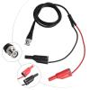 EasyByMall BNC to Dual 4mm Stackable Banana Test Lead Cable, 50 Ohm 500V 120cm Probe Wire for Oscilloscope Signal Generator Lab Testing view 3