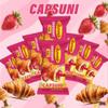 Boromir Croissant with Strawberry Jam 60g Fruit Filled Sweet Pastry Snack Breakfast Bakery Product of Romania Pack of 8 view 2