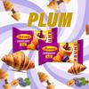 Boromir Croissant Crema Prune 60g Plum Cream Filled Sweet Pastry Snack Breakfast Bakery Product of Romania Pack of 2 view 2