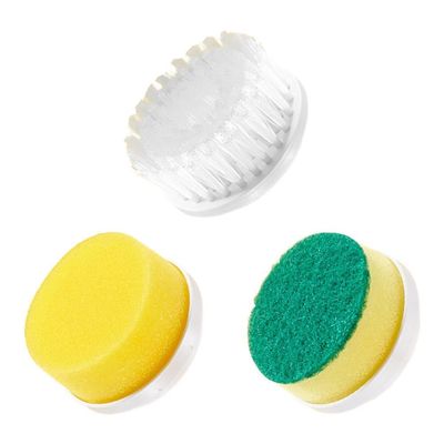 BildeeMait Automatic Electric Cleaning Brush, Cordless Rechargeable Pot Scrubber Kitchen Sinks and Dishes, Compact Handheld Washer Shoes, Yellow