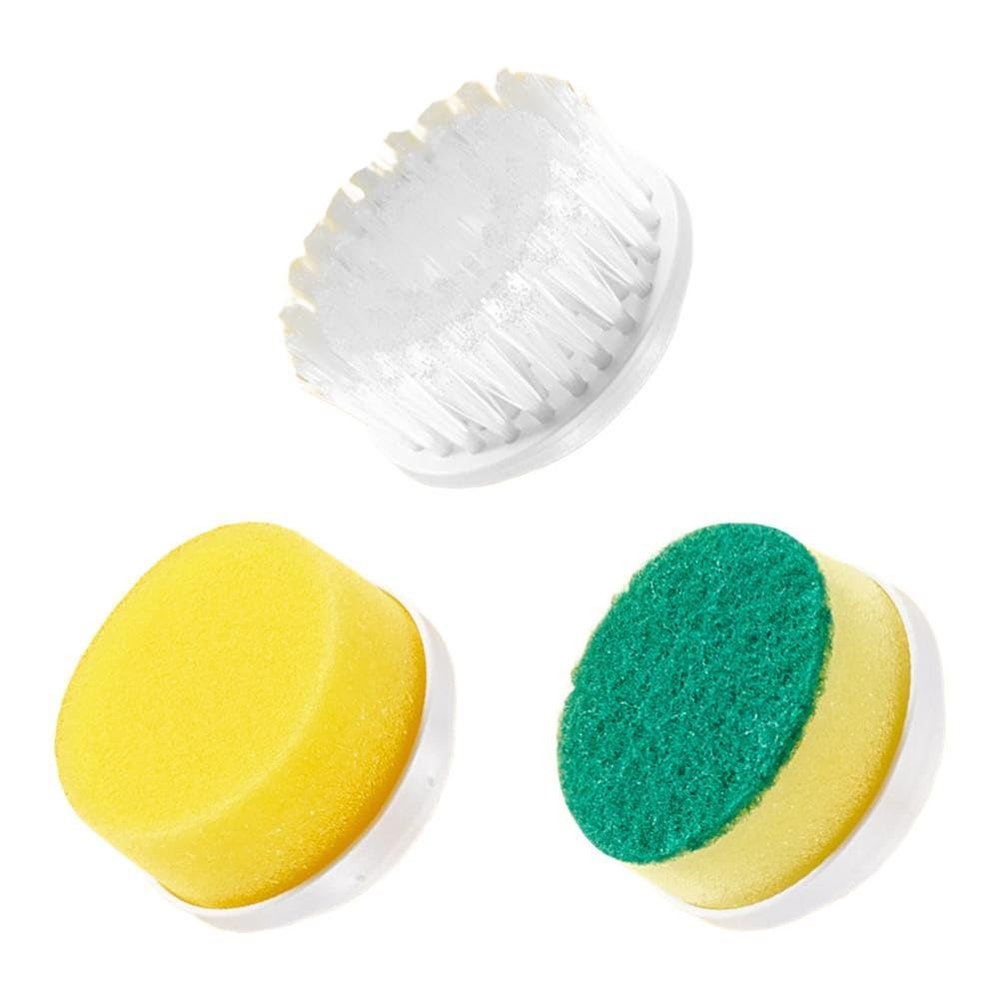 BildeeMait Automatic Electric Cleaning Brush, Cordless Rechargeable Pot Scrubber Kitchen Sinks and Dishes, Compact Handheld Washer Shoes, Yellow