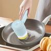 BildeeMait Automatic Electric Cleaning Brush, Cordless Rechargeable Pot Scrubber Kitchen Sinks and Dishes, Compact Handheld Washer Shoes, Yellow view 4