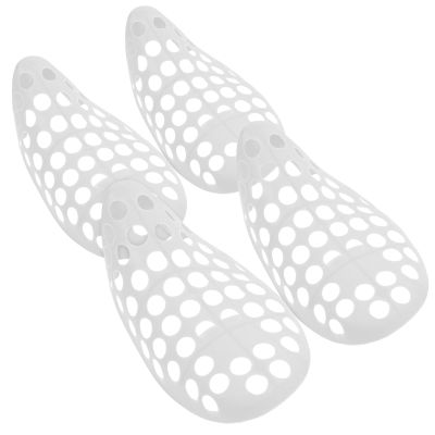 FRCOLOR 2 Pairs Plastic Shoe Trees for Boots and Shoes Hollow Design with Anti-Collapse Function for Travel and Long-Term Storage Suitable for Men and Women