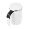 NINMORTH Rechargeable Self Stirring Coffee Cup, 380ml Electric Mixing Mug with 304 Stainless Steel, Portable USB-C Protein Shaker Bottle for Home Office Travel, White view 4