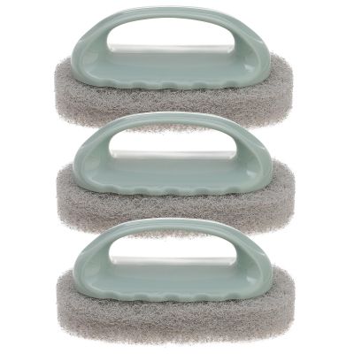 TOMETURE 3pcs Household Shoe Cleaning Brush Set with Soft Bristles and Ergonomic Handle, Multifunction Portable Cleaning Brush for Shoes, Tiles, Kitchen, and Bathroom Surfaces