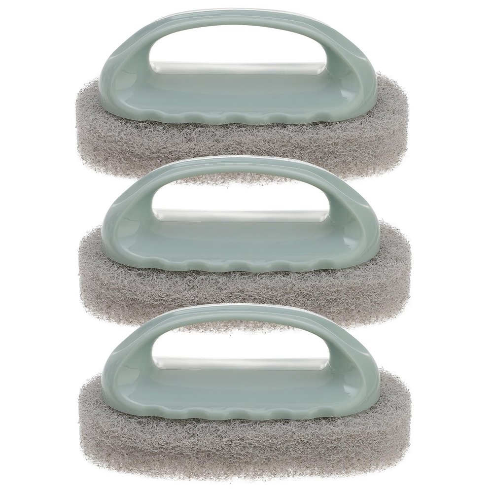 TOMETURE 3pcs Household Shoe Cleaning Brush Set with Soft Bristles and Ergonomic Handle, Multifunction Portable Cleaning Brush for Shoes, Tiles, Kitchen, and Bathroom Surfaces