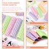 iplusmile Checkered Baking Paper 400pcs 7-inch Wood Pulp Sheets Oil Proof Wraps for Sandwiches in Catering Industry and Picnics view 3