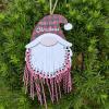 Jazuaiao Christmas Countdown Calendar with 24 Cane Candy Santa Shape 24 Days Until Wall Calendar for Front Door Decorations Wooden Cane Candy Ornament view 4