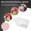 Artibetter 2pcs 3 Litres Plastic Ice Cream Storage Tubs, Stackable Freezer Ice Cream Boxes for Convenient Home Use and Storage, White Containers for Kitchen Organisation view 3