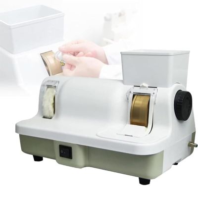 Optical Lens Grinding Machine, Manual Polisher with Diamond Grinding Wheel and Adjustable Water Outlet for Edging and Shaping Lenses