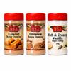 Sugar Dusting Variety Pack 600g (3 x 200g) Coffee Shop Favourites Collection Caramel Bliss, Warm Cinnamon Spice & Creamy Vanilla Dream For Coffee, Hot Chocolate, Doughnuts, Pancakes & Baking view 1