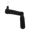 MOBUTOFU Adjustable Desk Folding Handle Black Ergonomic Hand Crank with 6mm Hexagonal Shank Sturdy Construction Simple Installation for Study Desk Home Office view 1
