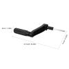 MOBUTOFU Adjustable Desk Folding Handle Black Ergonomic Hand Crank with 6mm Hexagonal Shank Sturdy Construction Simple Installation for Study Desk Home Office view 2